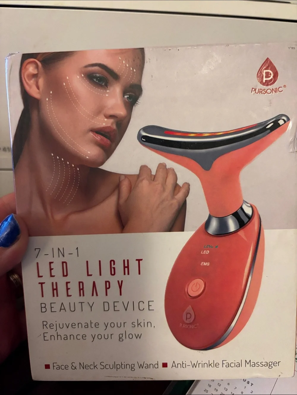 Beauty Device. New in box. 7 in 1 tool. Helps firm skin . Anti wrinkles. Etc.